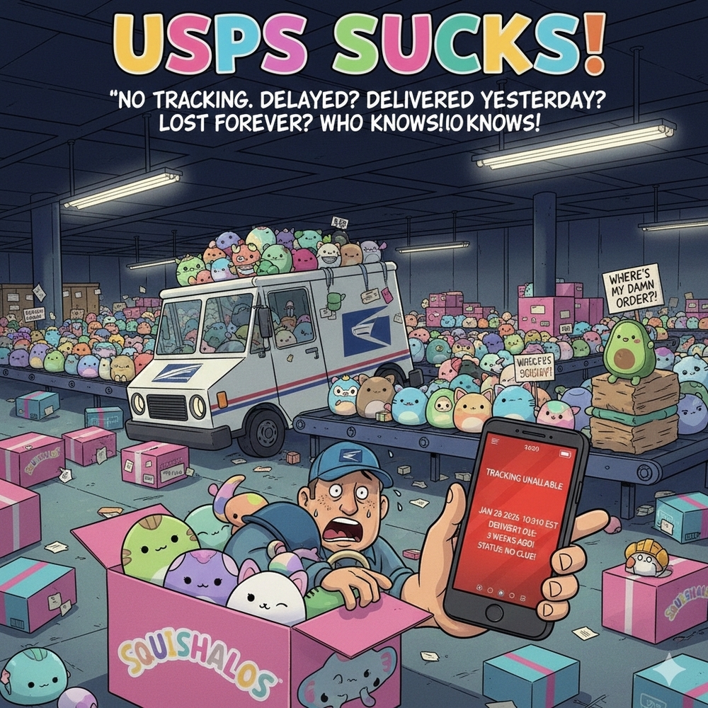 📬 WHY UR ORDERS ARE TAKING SO LONG TO BE DELIVERED!! STUPID USPS!! 😡😡😡